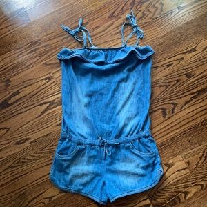 Justice denim jumper.